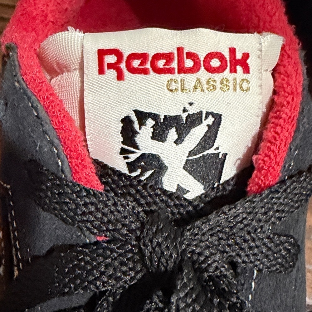 Reebok Retro Men's Club C Revenge Human Rights Black Sneakers with Red and Green - Picture 6 of 10